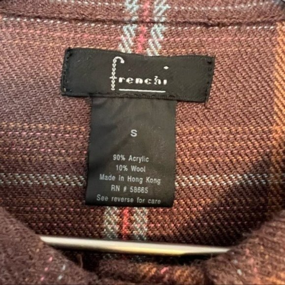 Nordstrom Frenchi Plaid Button Jacket Blazer Size Small - Picture 6 of 8